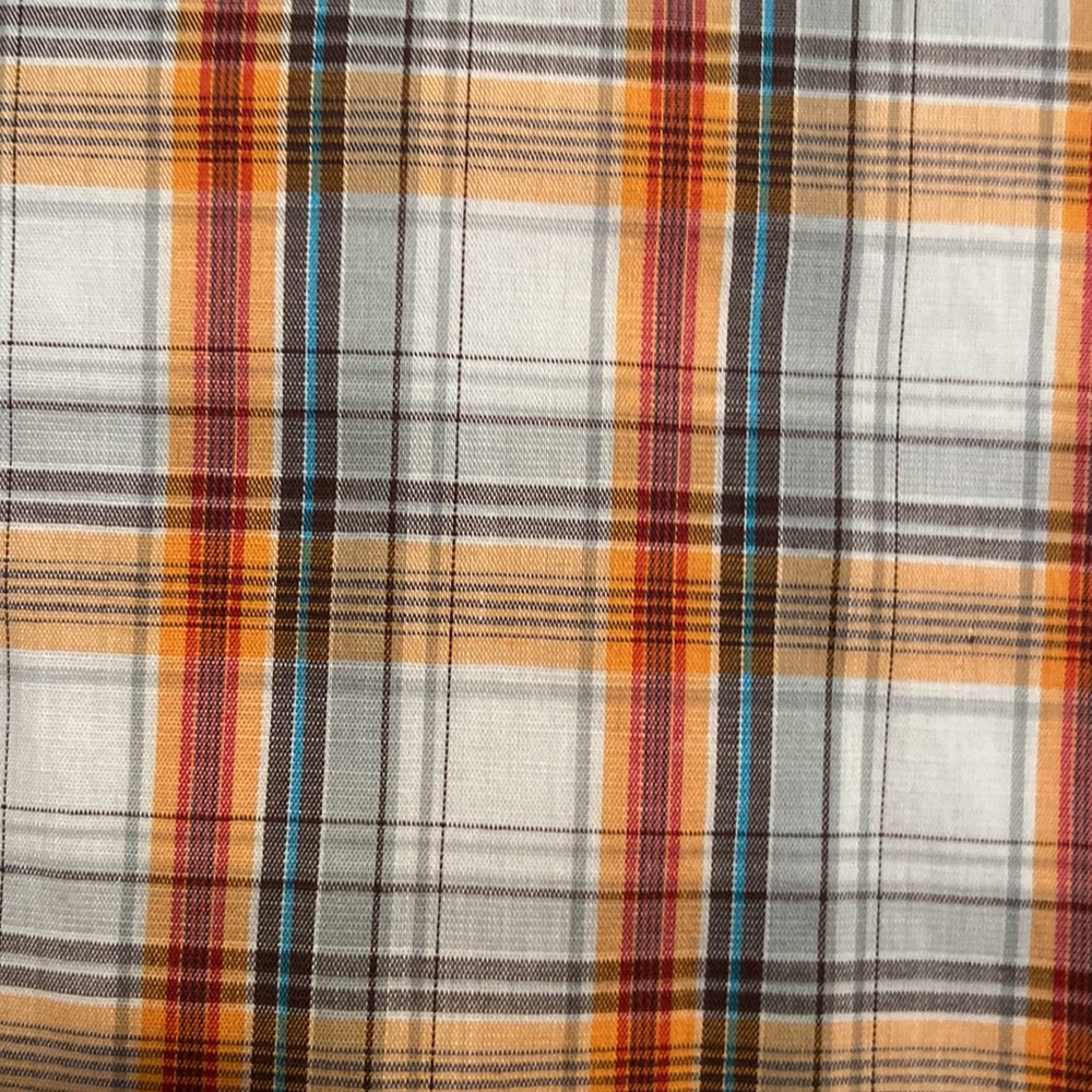 Wrangler Mens XLarge Western Plaid Pearl Snap Long Sleeve Shirt Pockets Rodeo - Picture 7 of 9